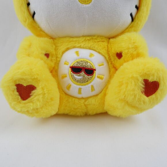 Hello Kitty Care Bear Funshine Yellow Plush Stuffed Animal Soft Gifts Christmas - Picture 10 of 15